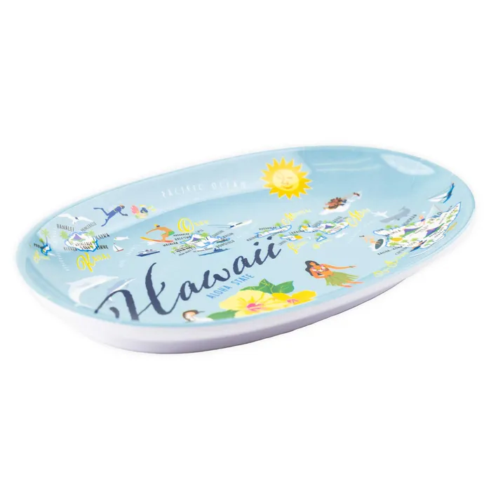 Earrings COPELANDGALLEY Galleyware Hawaii Melamine Tidbit Trays 4Pack