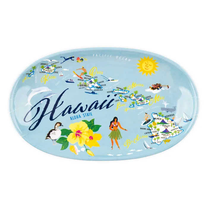 Earrings COPELANDGALLEY Galleyware Hawaii Melamine Tidbit Trays 4Pack