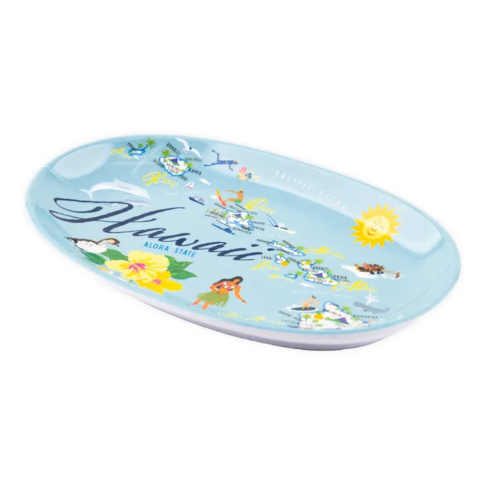 Earrings COPELANDGALLEY Galleyware Hawaii Melamine Tidbit Trays 4Pack