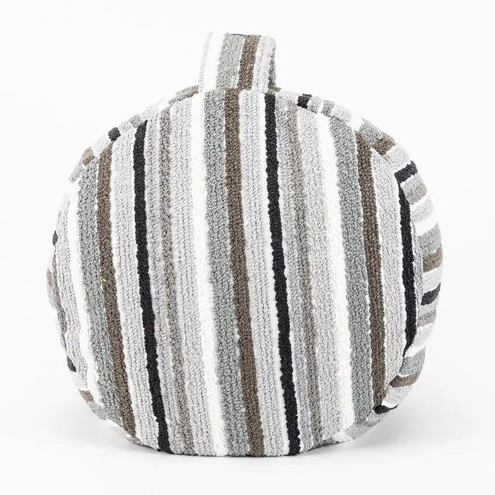 Earrings DharmaCrafts Textured Stripe Buckwheat Hull Zafu