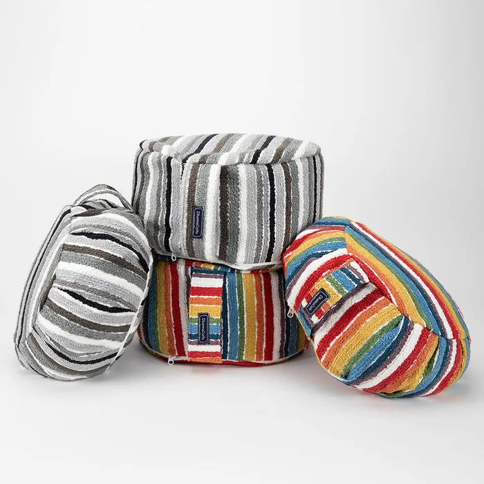 Earrings DharmaCrafts Textured Stripe Buckwheat Hull Zafu