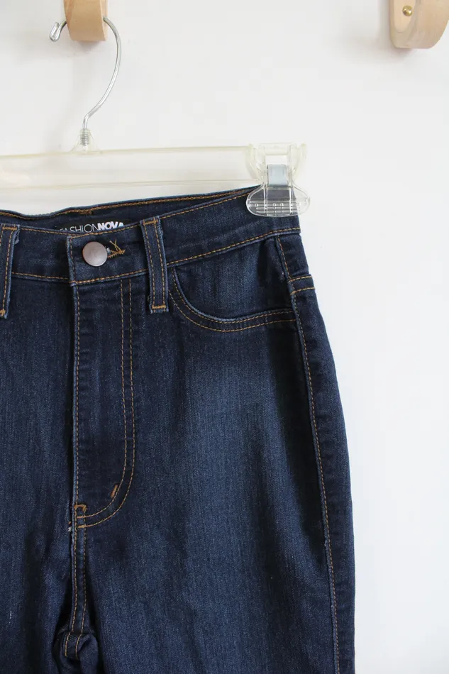 Earrings Fashion Nova Fashion Nova Dark Wash Skinny Jeans 1