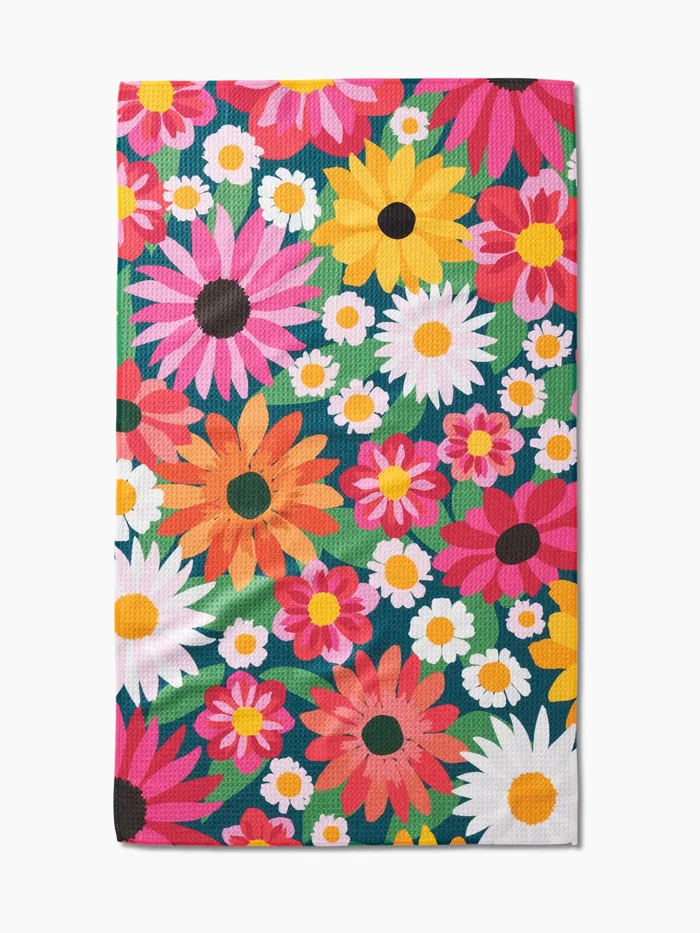 Earrings Geometry Geometry Wild Blooms Tea Towel