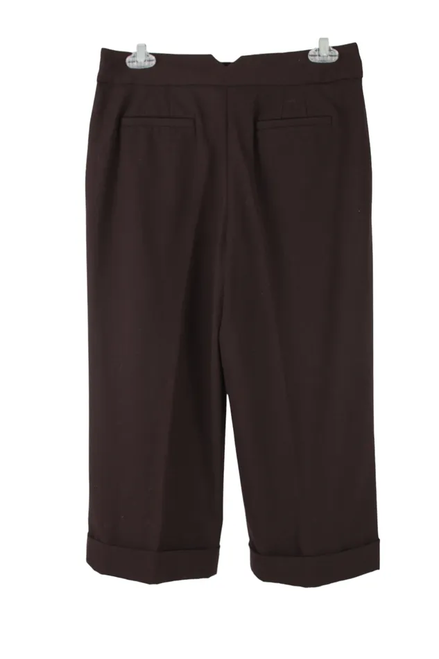 Earrings George George Brown Wide Leg Capri Ankle Pant 4