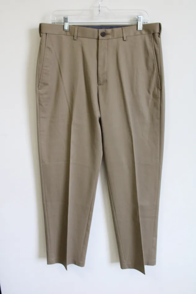 Earrings Haggar Haggar Classic Fit Premium NoIron Brown Khaki 34X29