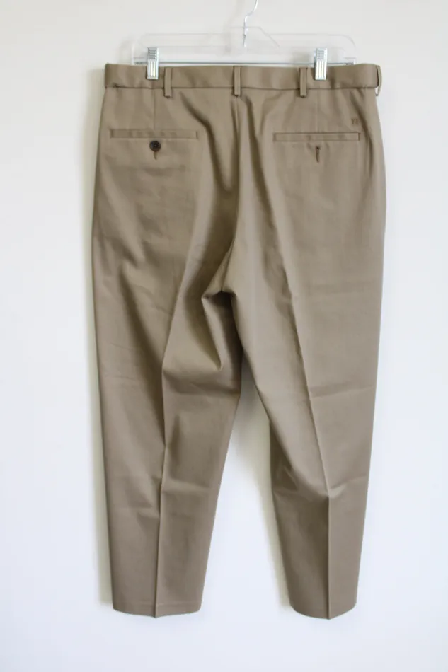 Earrings Haggar Haggar Classic Fit Premium NoIron Brown Khaki 34X29