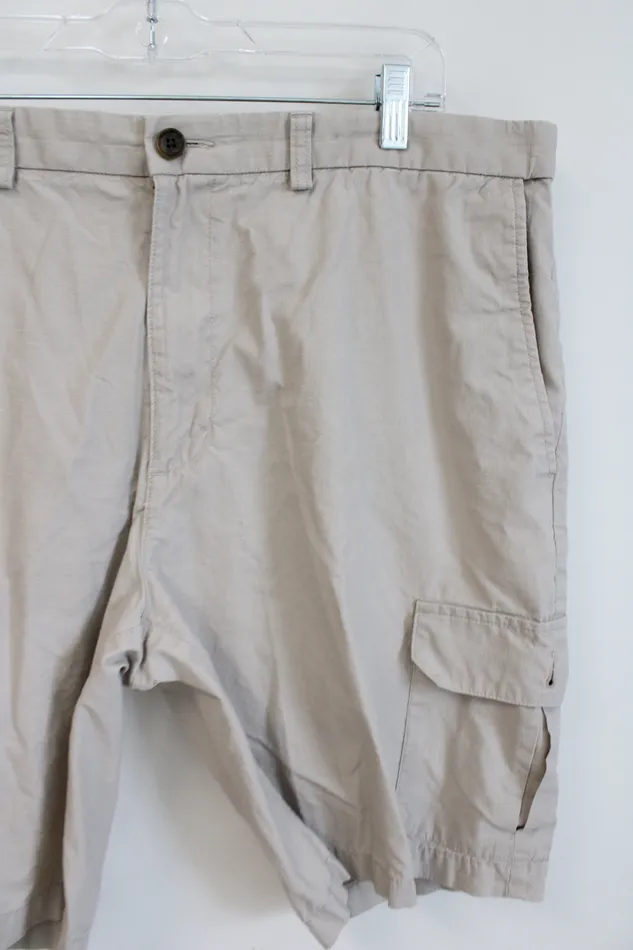 Earrings Haggar Khaki Cargo Shorts 38 Haggar