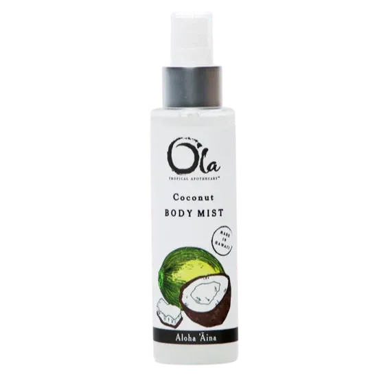 Earrings HAWAIIANBODYOLA Ola Coconut Body Mist 2 oz