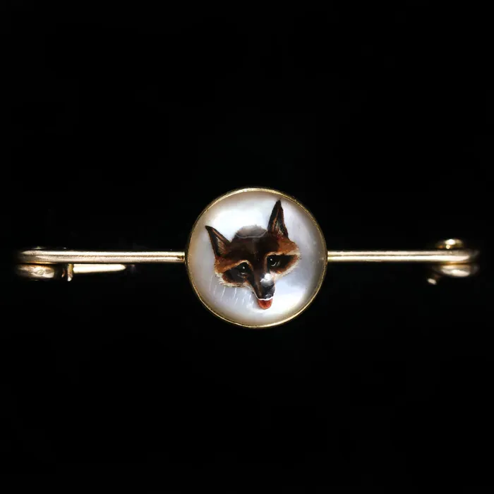 Earrings Jack Pritchard Victorian Essex Crystal Reverse Intaglio Fox Brooch Earrings Jack Pritchard Victorian Essex Crystal Reverse Intaglio Fox Brooch