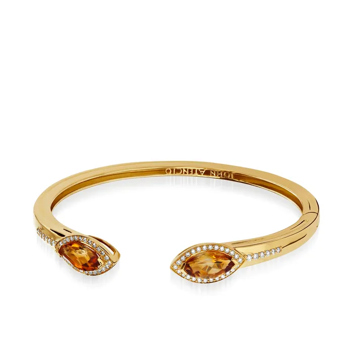 Earrings John Atencio Elixir Gemstone Hinged Cuff with Diamonds