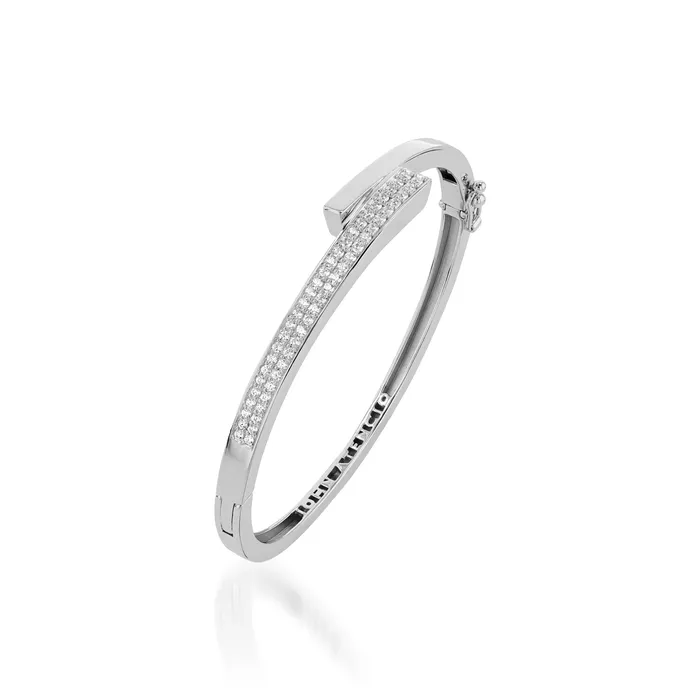 Earrings John Atencio Orion Pivot Pave Diamond Cuff