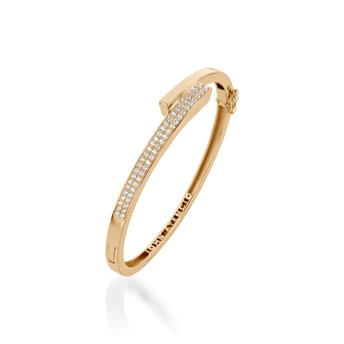 Earrings John Atencio Orion Pivot Pave Diamond Cuff