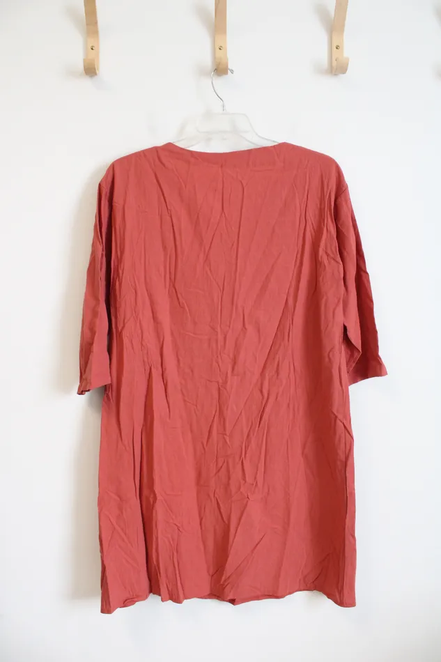 Earrings Jubilee Thrift Orange 34 Sleeve Dress XL