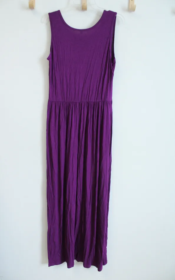 Earrings Jubilee Thrift Purple Maxi Stretch Dress L