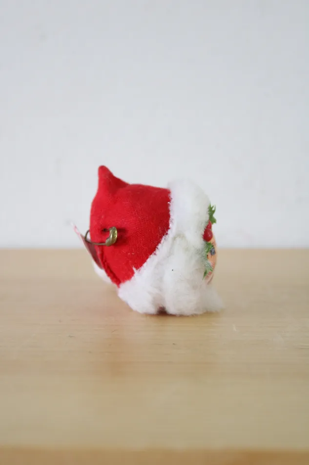 Earrings Jubilee Thrift Vintage Annalee Santa Pin 80s