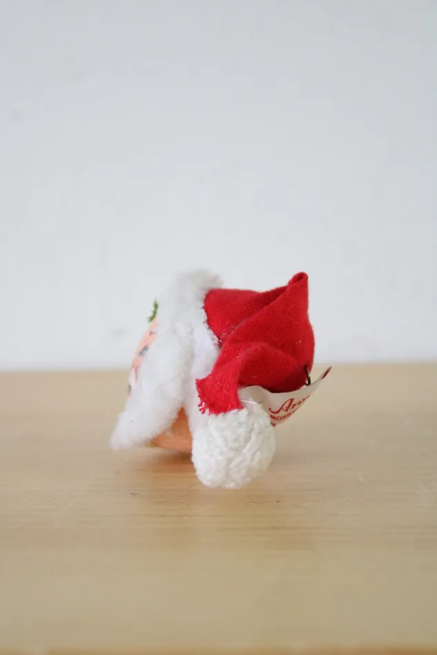 Earrings Jubilee Thrift Vintage Annalee Santa Pin 80s