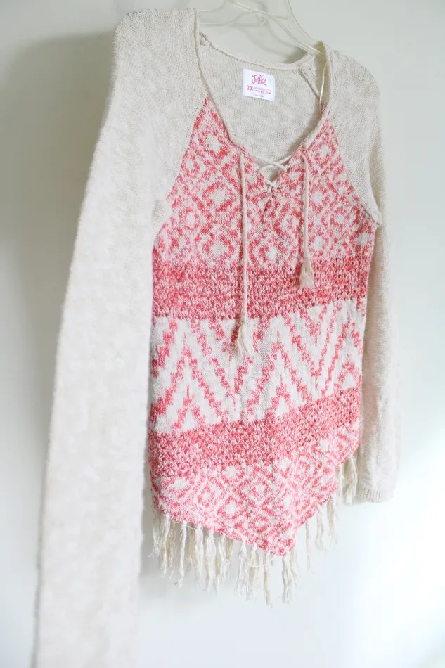 Earrings Justice Justice Pink Cream Knit Top 20