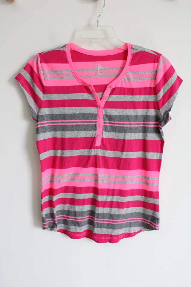 Earrings Justice Justice Pink Striped Tee 20