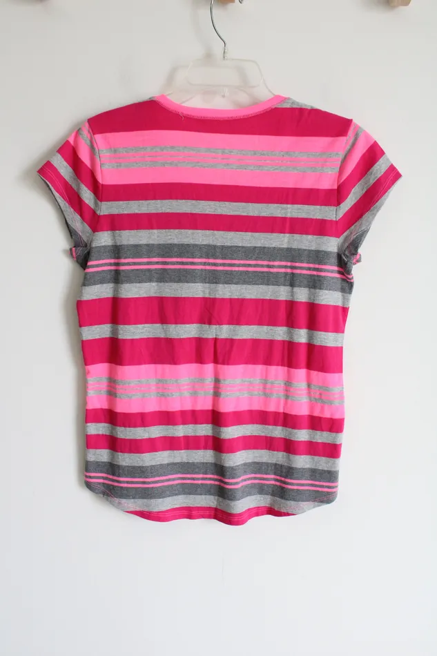 Earrings Justice Justice Pink Striped Tee 20