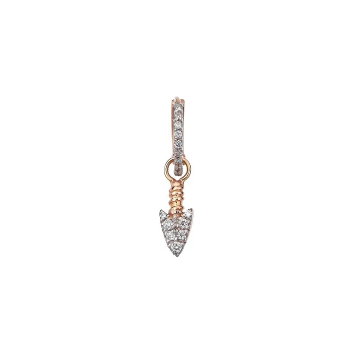 Earrings Kismet by Milka Mini Arrowhead Hoop Earring