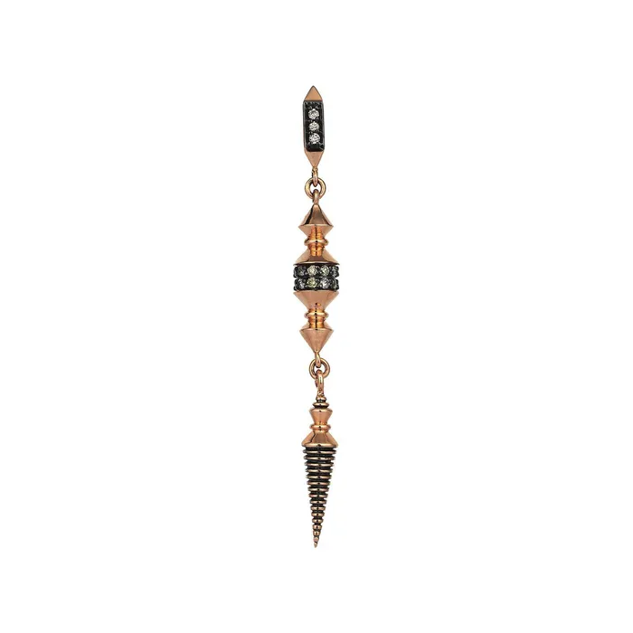 Earrings Kismet by Milka Ornament Drop Earring