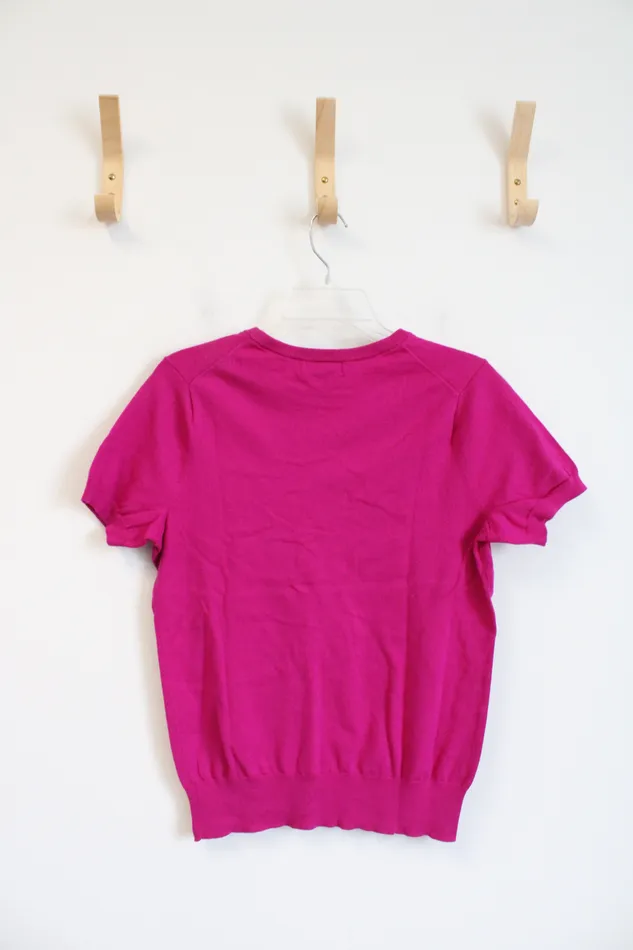 Earrings Lands End Lands End Pink Sweater Top S