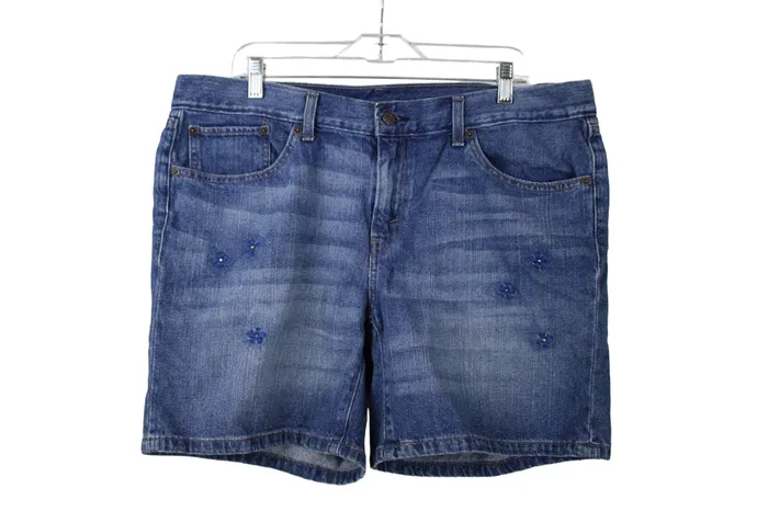 Earrings Levis Levi Strauss Embroidered Shorts 33 Waist 12