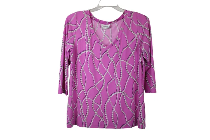 Earrings Linea Linea By Louis DellOlio Pink Pearl Top L