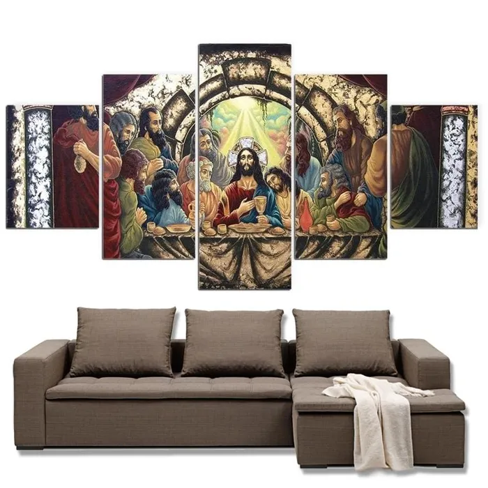 Earrings Lords Guidance Christian Canvas Artbr Jesus Last Supper