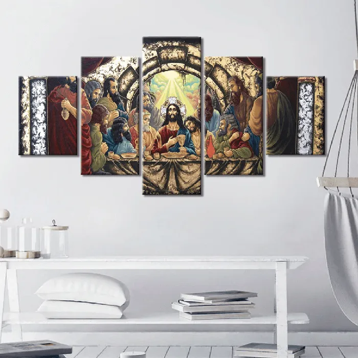 Earrings Lords Guidance Christian Canvas Artbr Jesus Last Supper