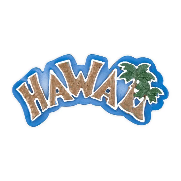 Earrings MADDENCORP Magnet HandPainted Hawaii Palms