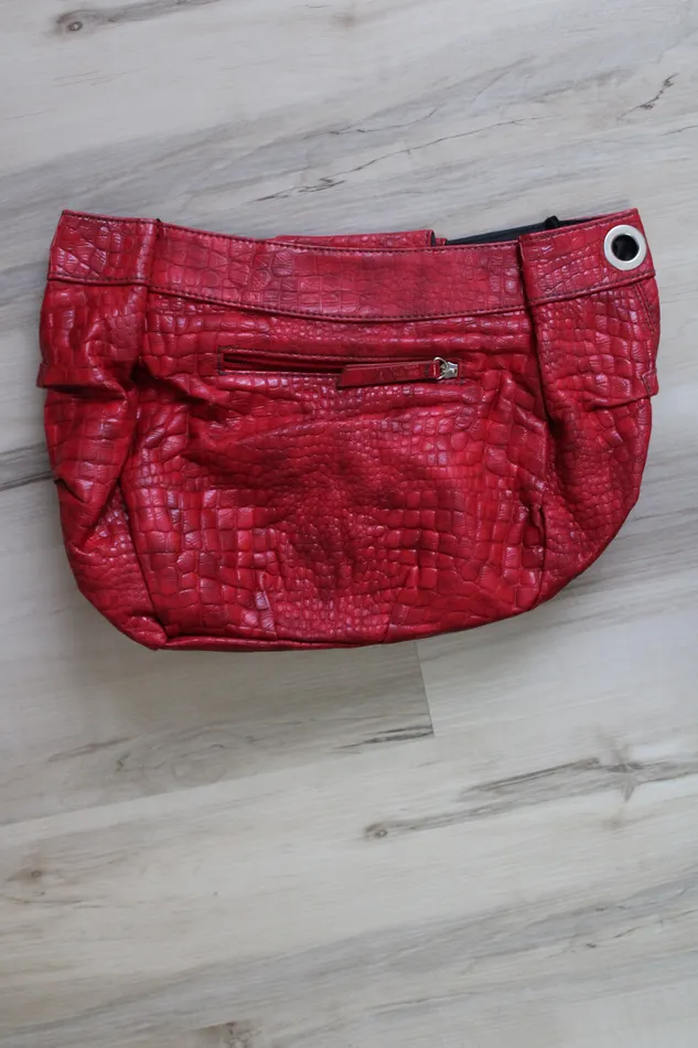 Earrings Miche Miche Karma Red Alligator Shell