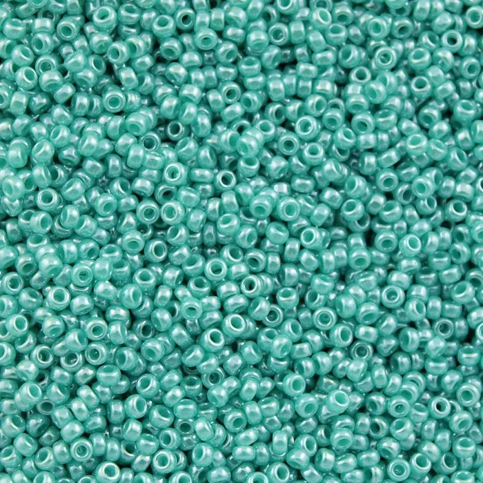Earrings Miyuki Seed Beads 110 Turquoise Green Opaque Luster 0435 Peppy Beads Earrings Miyuki Seed Beads 110 Turquoise Green Opaque Luster 0435 Peppy Beads