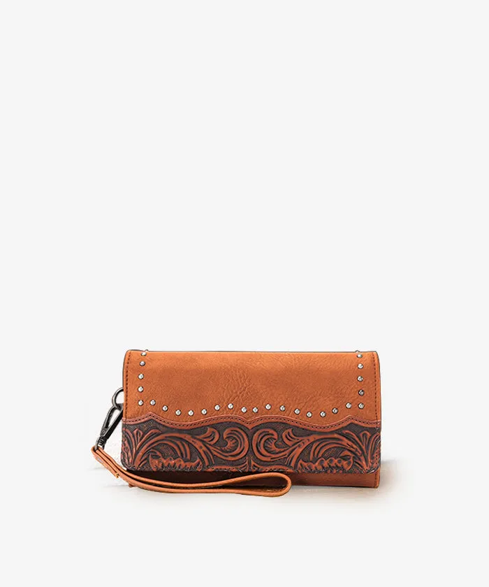 Earrings MONTANA WEST TOOLED COLLECTION WALLET BROWN MONTANA WEST Earrings MONTANA WEST TOOLED COLLECTION WALLET BROWN MONTANA WEST