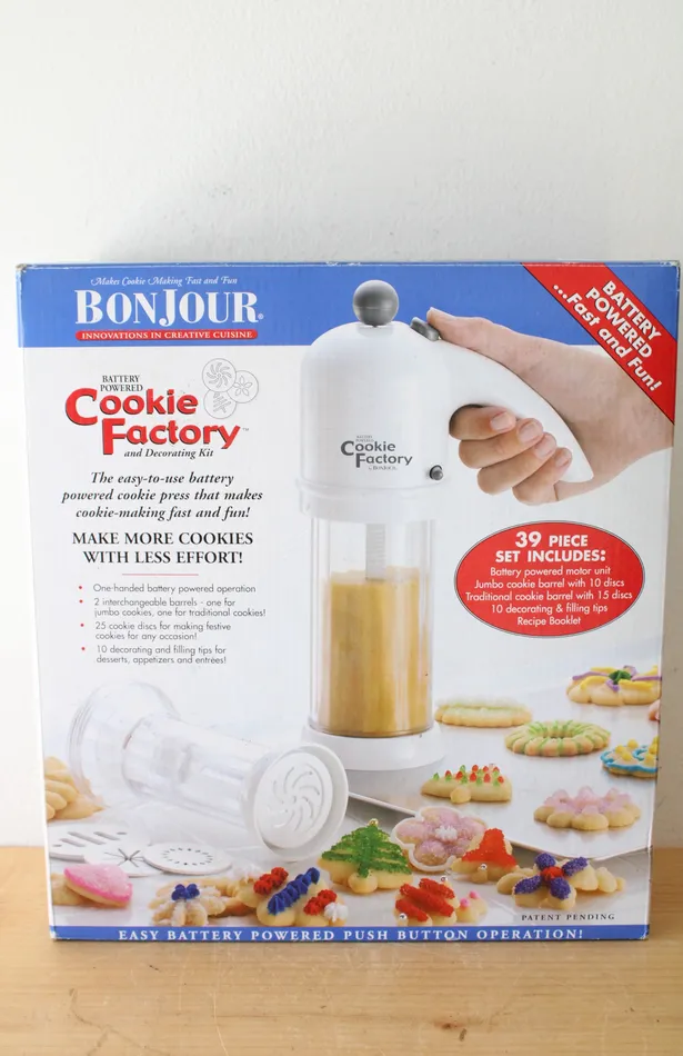Earrings NEW BonJour Battery Powered Cookie Factory Decorating Kit BonJour
