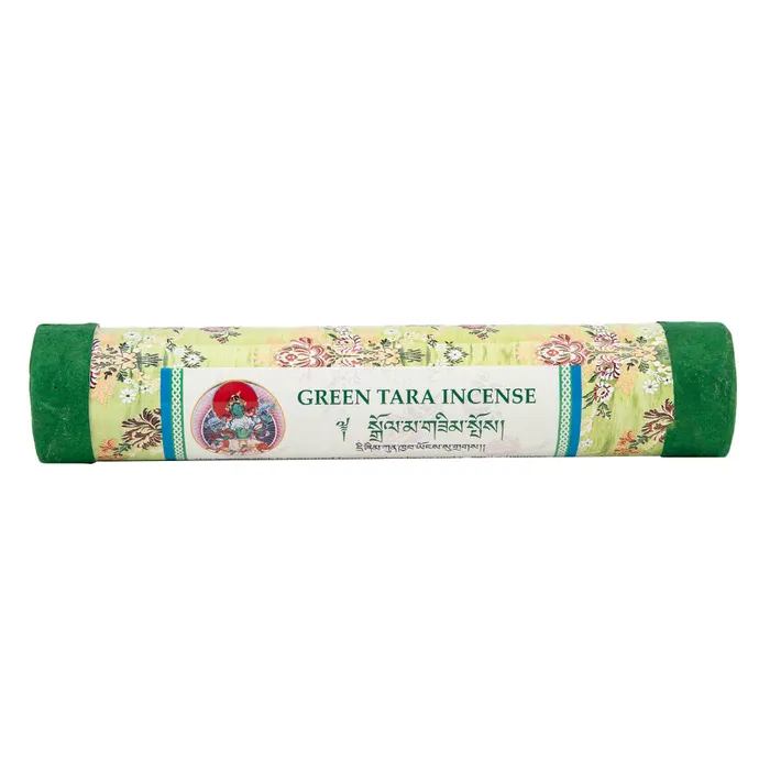Earrings Nirvana Mala Green Tara Himalayan Incense