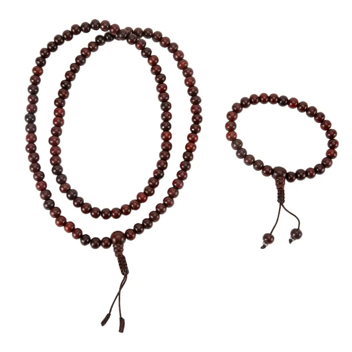 Earrings Nirvana Mala Rosewood Mala Beads Set