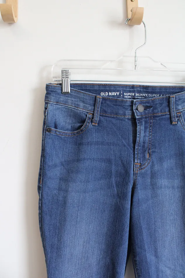 Earrings Old Navy Old Navy Mid Rise Super Skinny Jeans 6