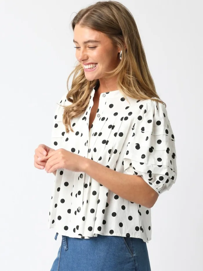 Earrings Olivaceous Brynlee Polka Dot Top