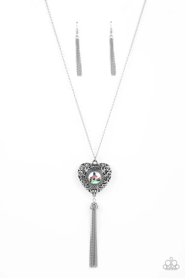 Earrings Paparazzi Accessories Prismatic Passion Green