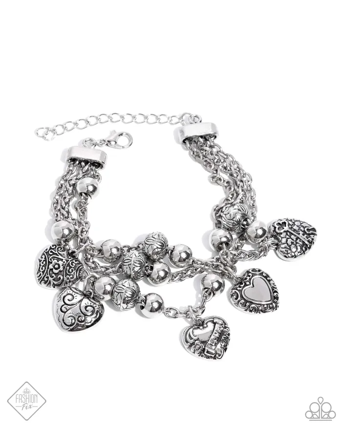 Earrings Paparazzi Accessories Romantic Relationship Silver