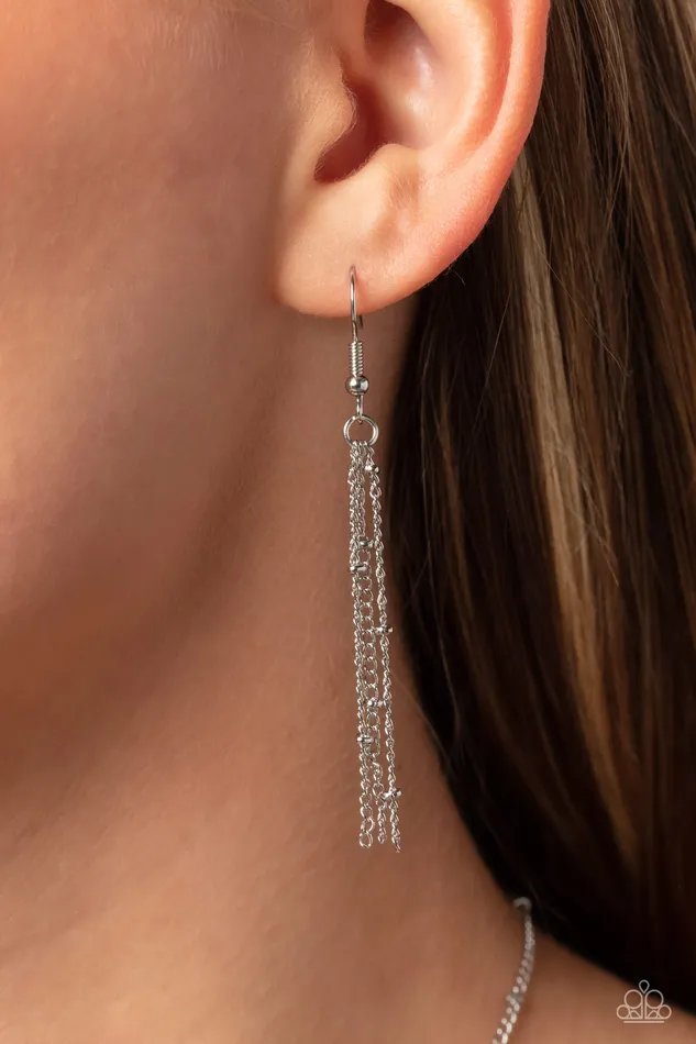 Earrings Paparazzi Accessories Soak up the Sun Pink