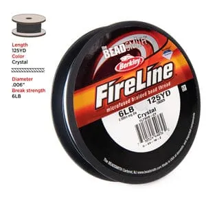 Earrings Peppy Beads Fireline Thread 6 Lb Crystal 125yd 0006 In015 mm Earrings Peppy Beads Fireline Thread 6 Lb Crystal 125yd 0006 In015 mm