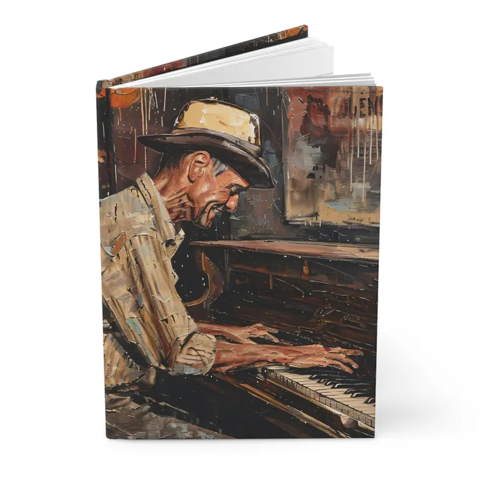 Earrings Portraits by NC Hardcover Journal Matte Honky Tonk Piano Player Earrings Portraits by NC Hardcover Journal Matte Honky Tonk Piano Player