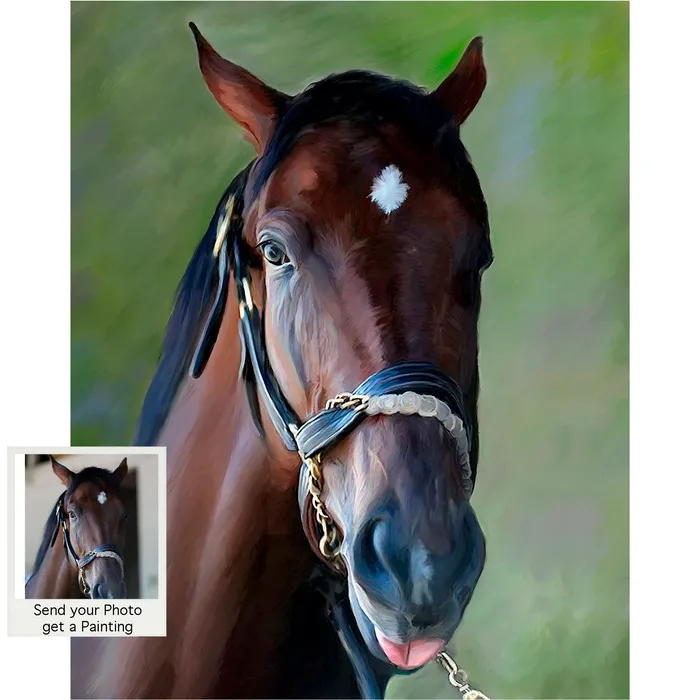 Earrings Portraits by NC Horse Portraits Wicked Strong