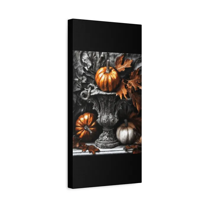 Earrings Printify Pumpkins Stretched Canvas Wall Art