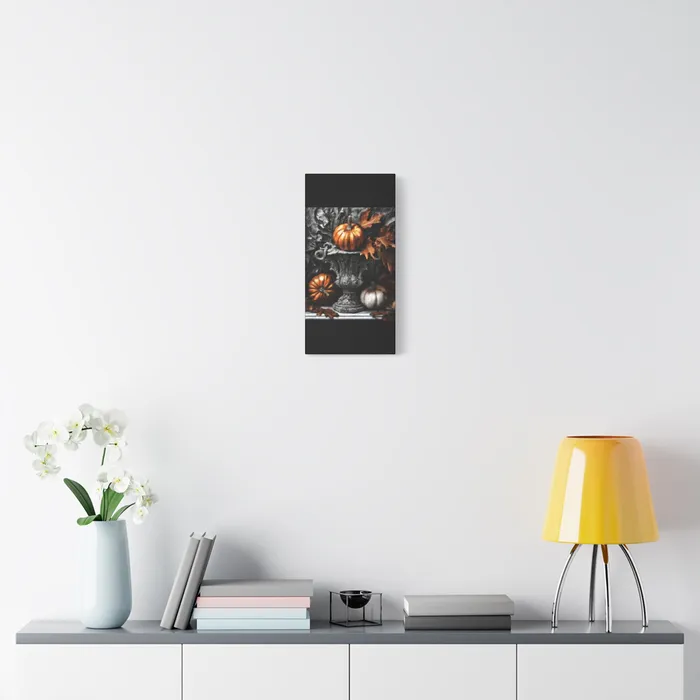 Earrings Printify Pumpkins Stretched Canvas Wall Art