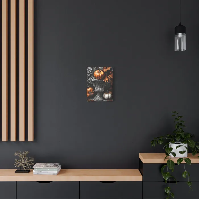 Earrings Printify Pumpkins Stretched Canvas Wall Art