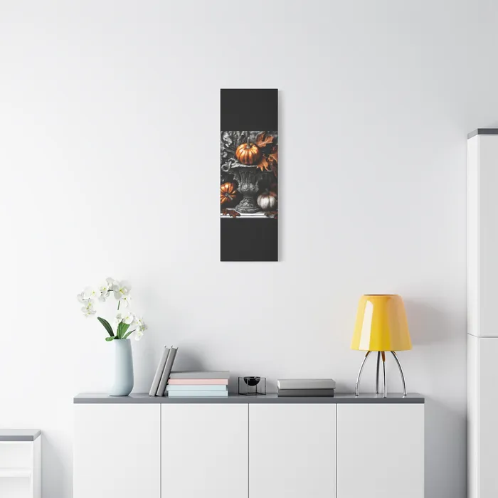 Earrings Printify Pumpkins Stretched Canvas Wall Art