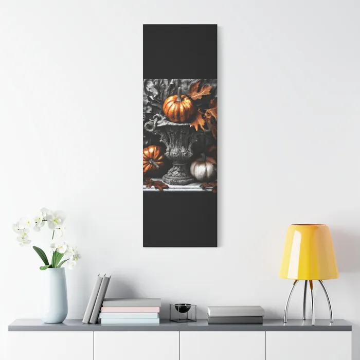 Earrings Printify Pumpkins Stretched Canvas Wall Art